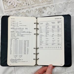 Hytone mini binder with HP manual sheets